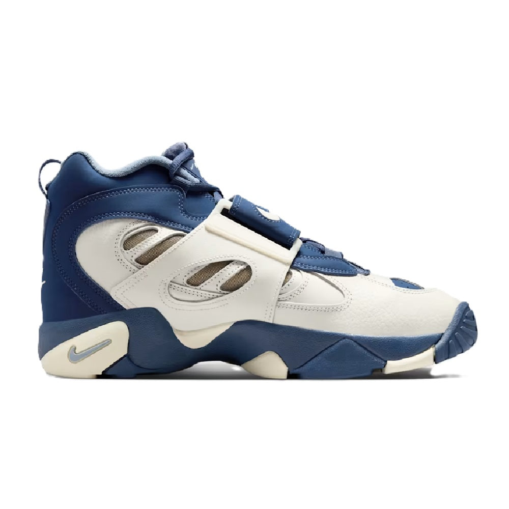 Men's Nike Air Diamond Turf II Sail/Mystic Navy-Blue Grey (II7080 100)