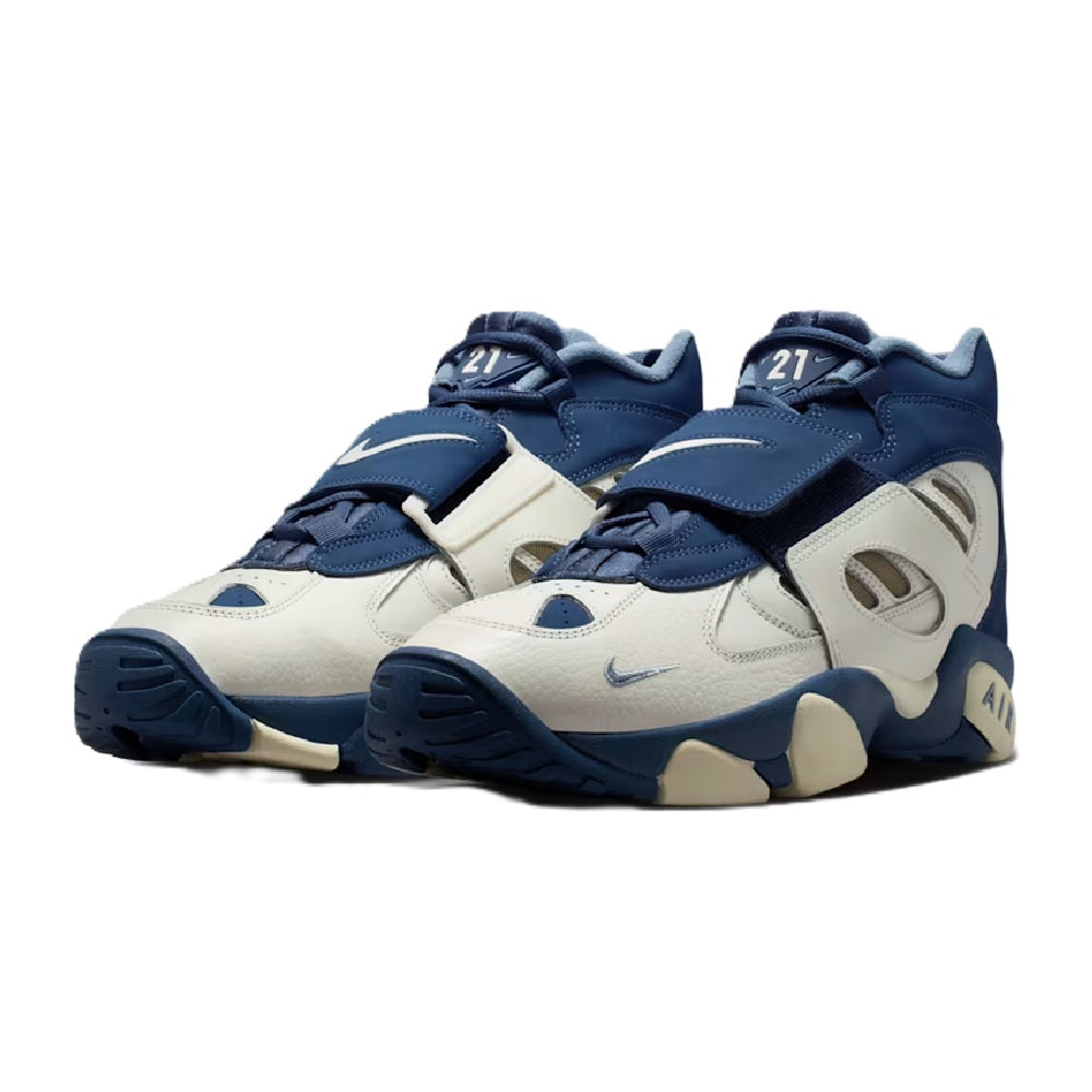 Men's Nike Air Diamond Turf II Sail/Mystic Navy-Blue Grey (II7080 100)