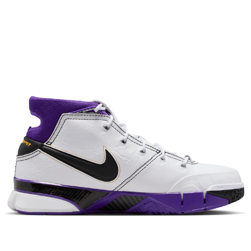 Men's Nike Kobe 1 Protro '81 Points' White/Black-Court Purple (IM0542 100)