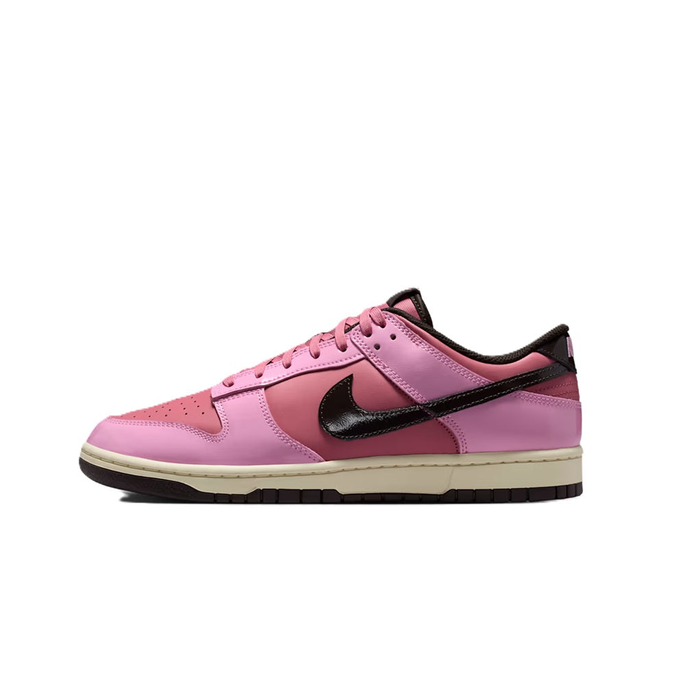 Men's Nike Dunk Low Retro Pink Rise/Velvet Brown