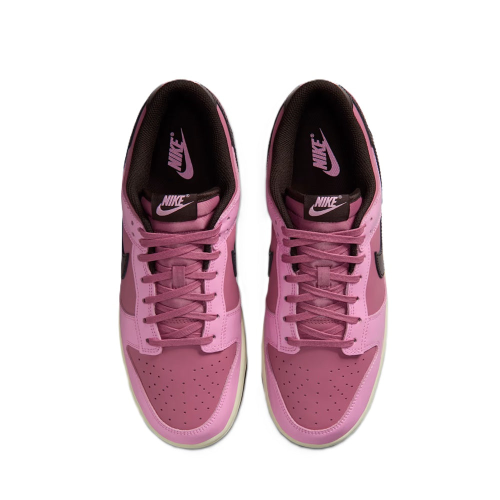 Men's Nike Dunk Low Retro Pink Rise/Velvet Brown