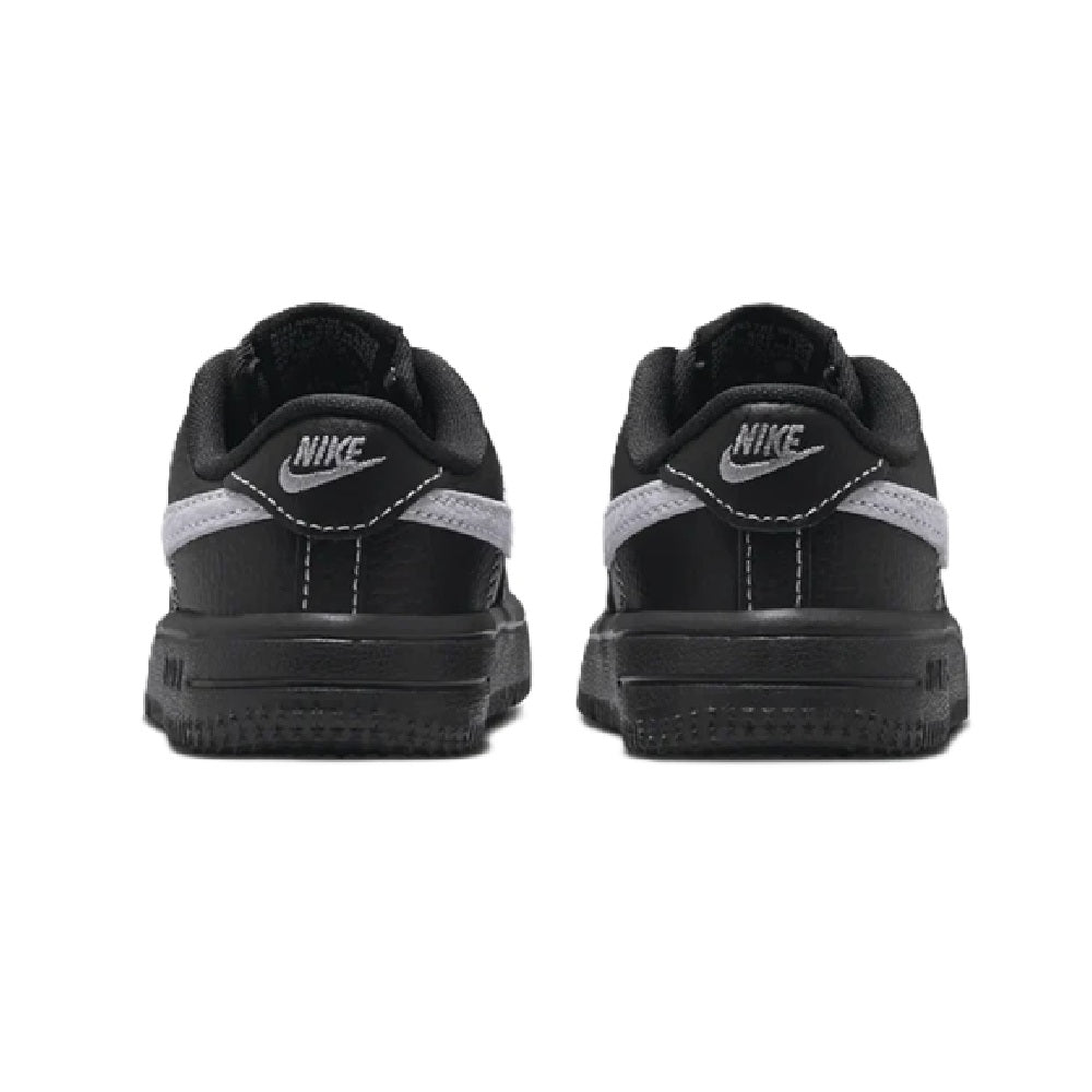 Toddler's Nike Force 1 Low LV8 3 Lace Black/Wolf Grey-Black (IM7995 003)