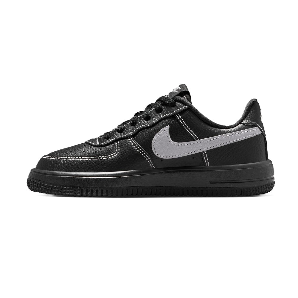 Little Kid's Nike Force 1 Low LV8 3 Lace Black/Wolf Grey-Blk (IM7997 003)