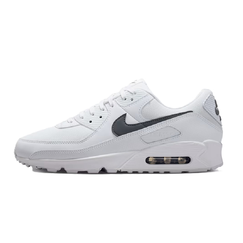 Men's Nike Air Max 90 White/Smoke Grey-White (IM9616 100)