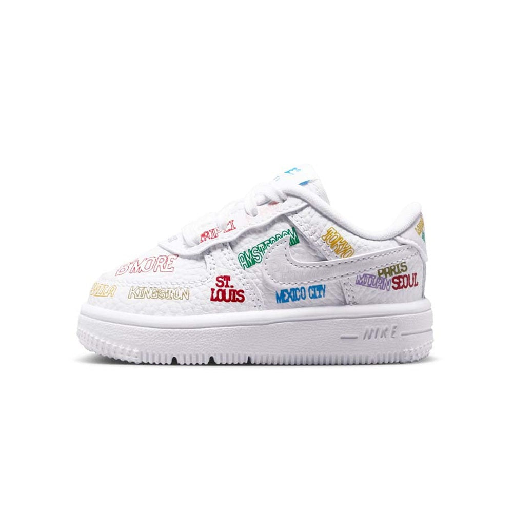 Toddler's Nike Air Force 1 Low Lace LV8 3 White/White (IO9738 100)