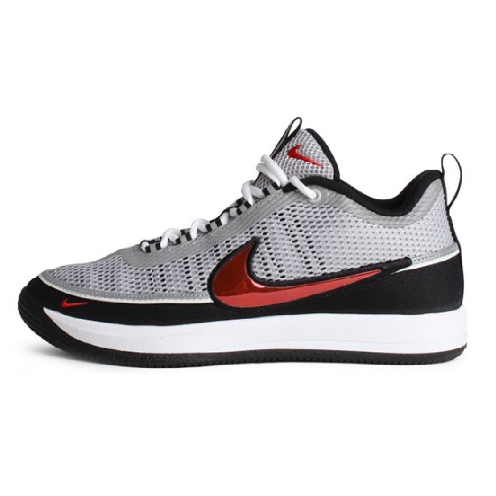 Men's Nike Book 2 SP "Spiridon" Metallic Silver/Sport Red (IQ0050 001)