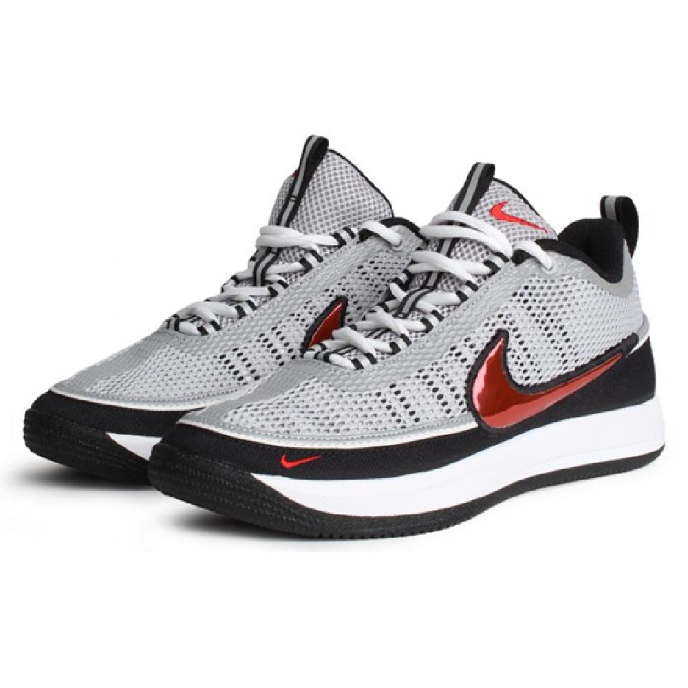 Men's Nike Book 2 SP "Spiridon" Metallic Silver/Sport Red (IQ0050 001)