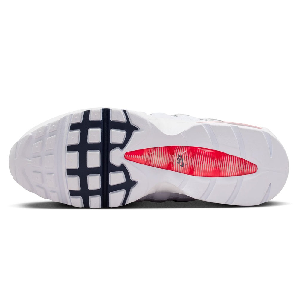 Men's Nike Air Max 95 Big Bubble White/Speed Red (IQ0176 100)