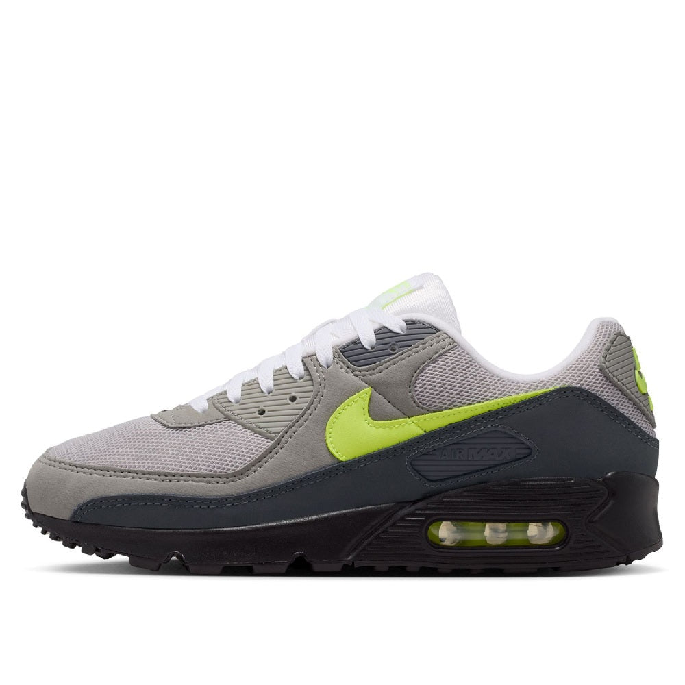 Men's Nike Air Max 90 Black/Neon Yellow-Anthracite (IQ0289 010)