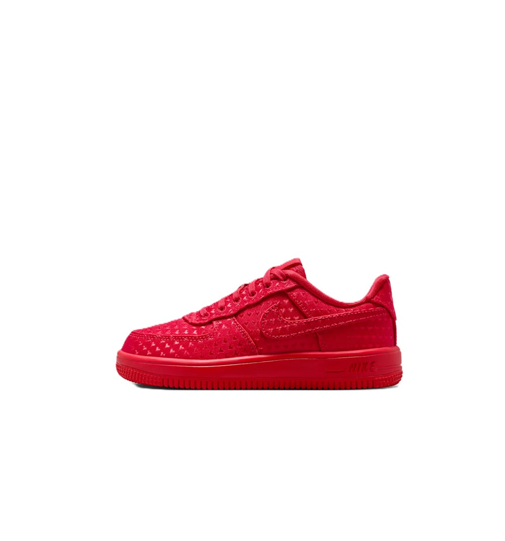 Little Kid's Nike Force 1 Low Lace 'Valentine's Day' University Red/University Red