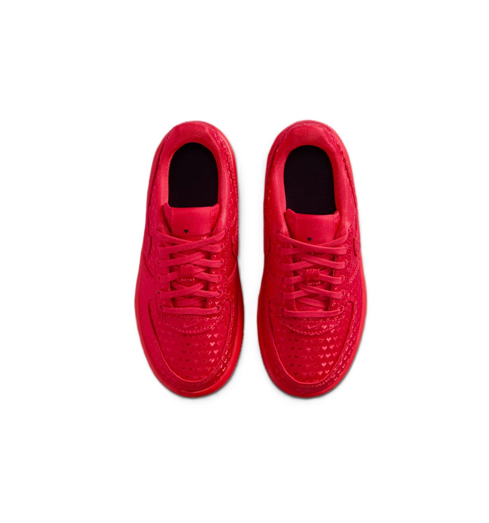 Little Kid's Nike Force 1 Low Lace 'Valentine's Day' University Red/University Red