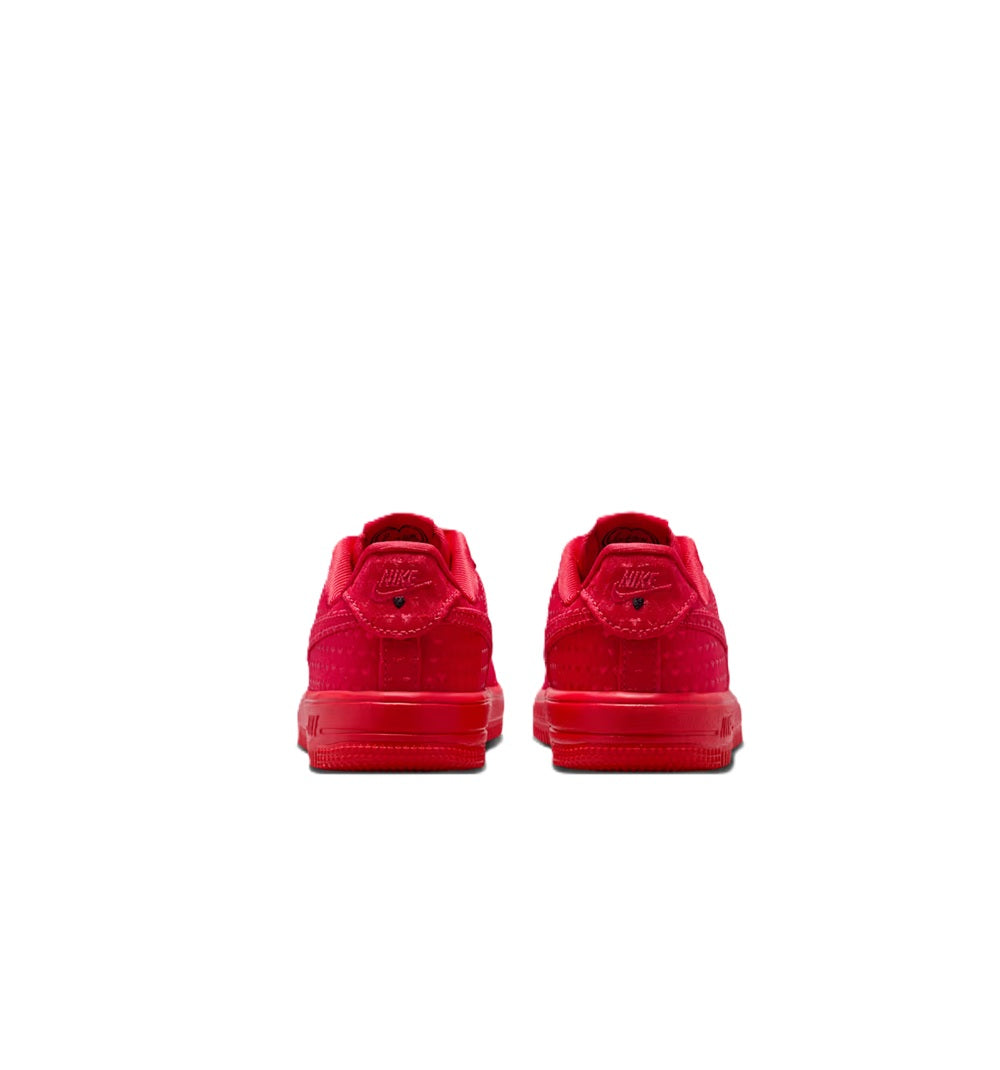 Little Kid's Nike Force 1 Low Lace 'Valentine's Day' University Red/University Red
