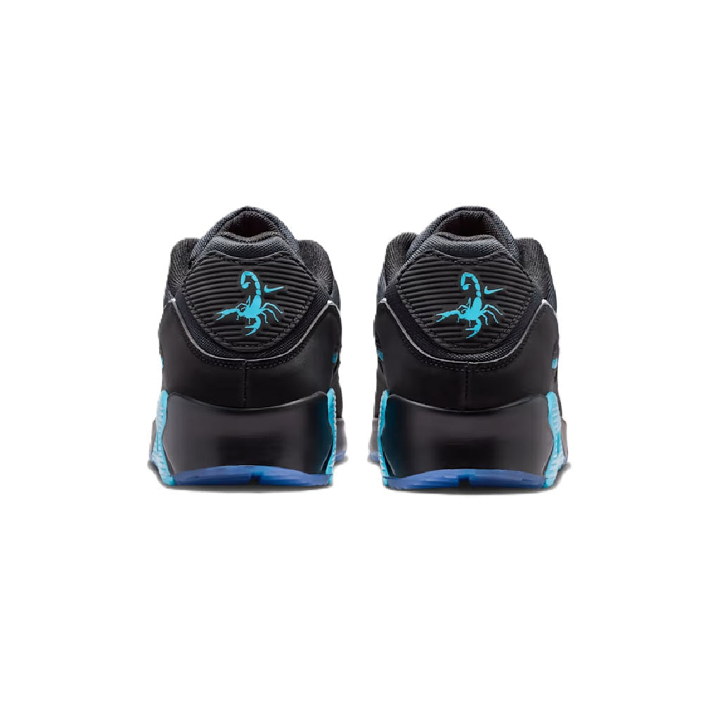 Men's Nike Air Max 90 PRM Treble "Scorpion" Blk/Chrome-Blue (IQ9438 001)