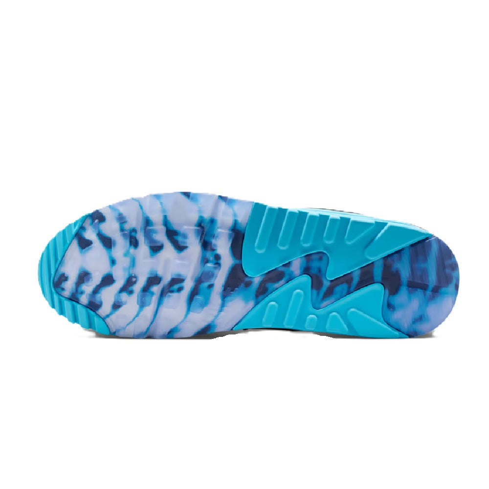Men's Nike Air Max 90 PRM Treble "Scorpion" Blk/Chrome-Blue (IQ9438 001)