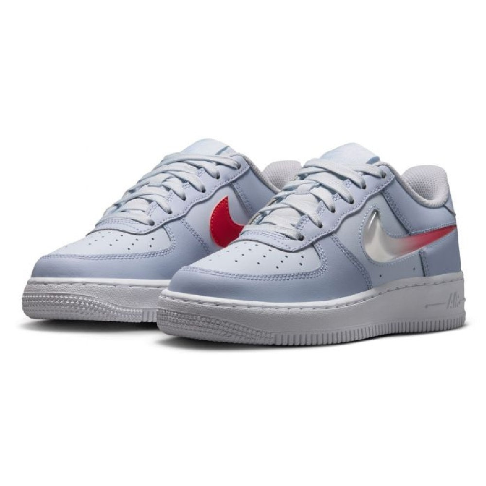 Big Kid's Nike Air Force 1 JES Football Grey/Tropical Pink (IR0595 001)