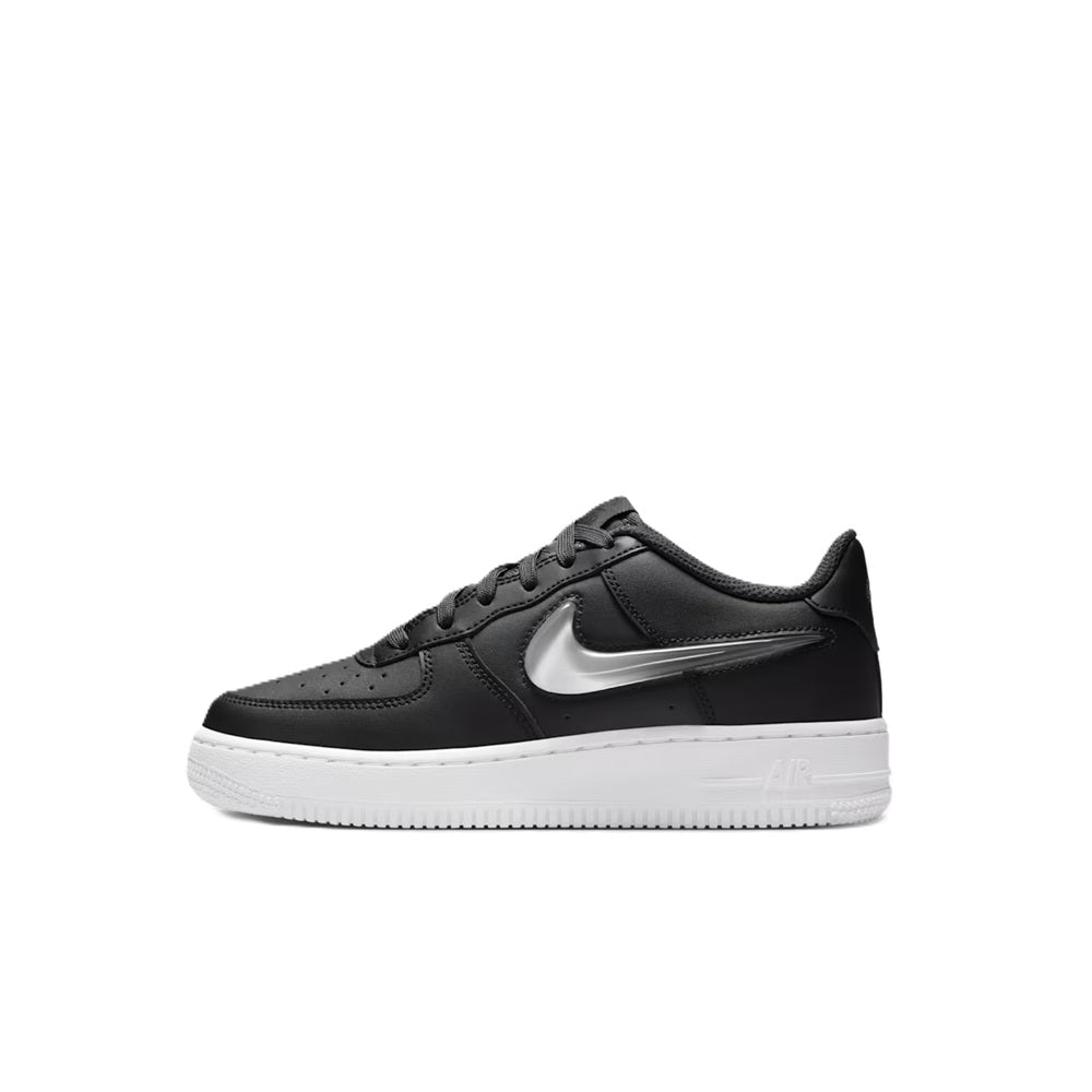 Big Kid's Nike Air Force 1 JES DK Smoke Grey/Vast Grey-Black (IR0595 002)