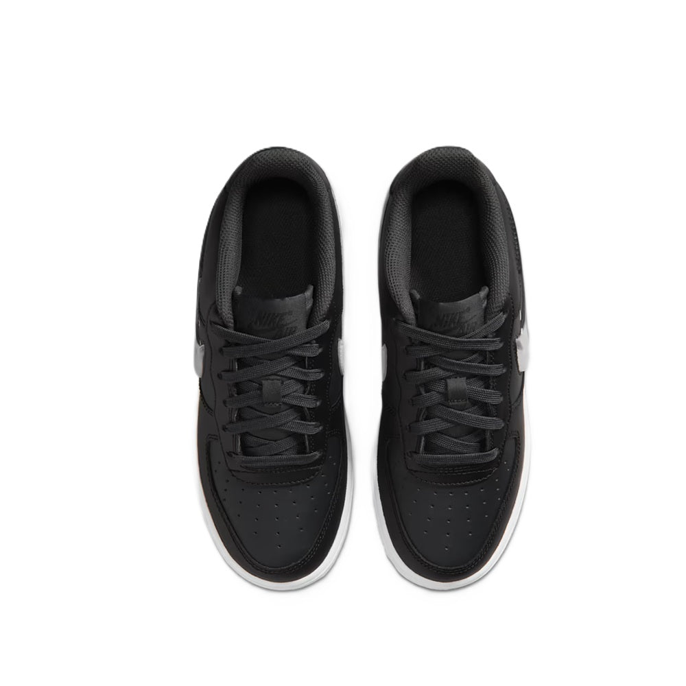 Big Kid's Nike Air Force 1 JES DK Smoke Grey/Vast Grey-Black (IR0595 002)