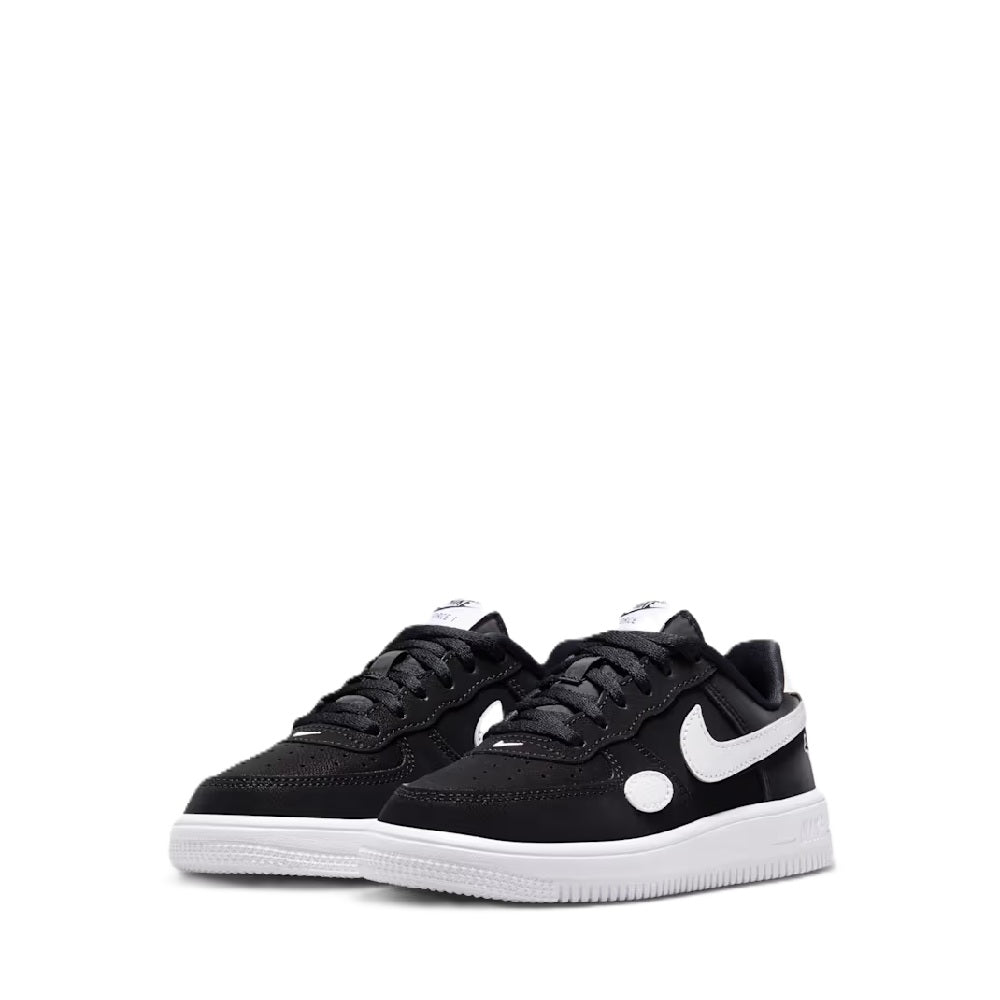 Little Kid's Nike Force 1 Low Lace Lil Black/White (IR1303 001)