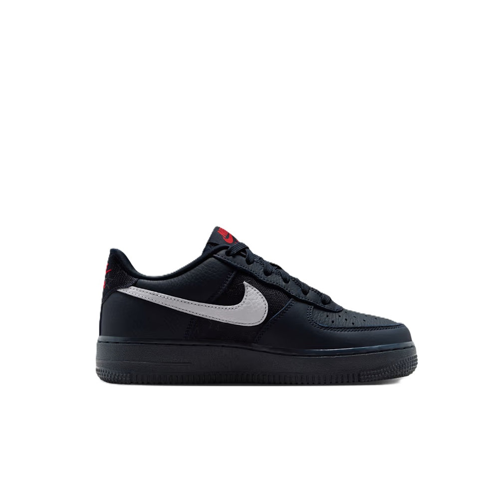Big Kid's Nike Air Force 1 WC2 Dark Obsidian/White-Black (IR3984 400)