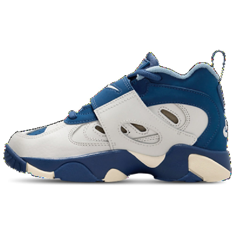 Little Kid's Nike Air Diamond Turf II Sail/Mystic Navy-Blue Grey (IR4726 100)