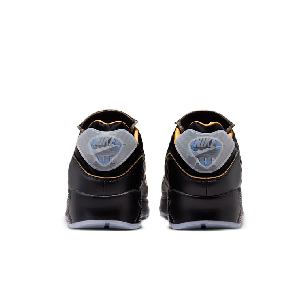 Men's Nike Air Max 90 SE "Mercurial" Blk/Wht-Gold Leaf-Pear (IR5903 010)
