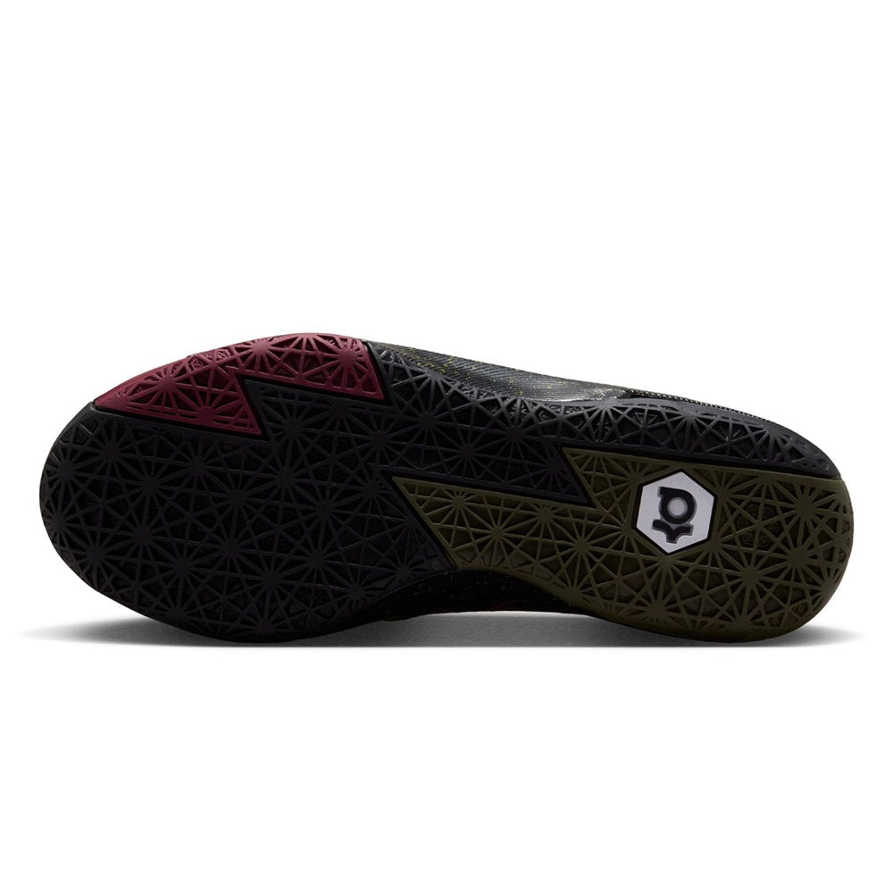 Big Kid's Nike KD VI "Meteorology" Blk/Atomic Red-Med Olive (IU1287 001)