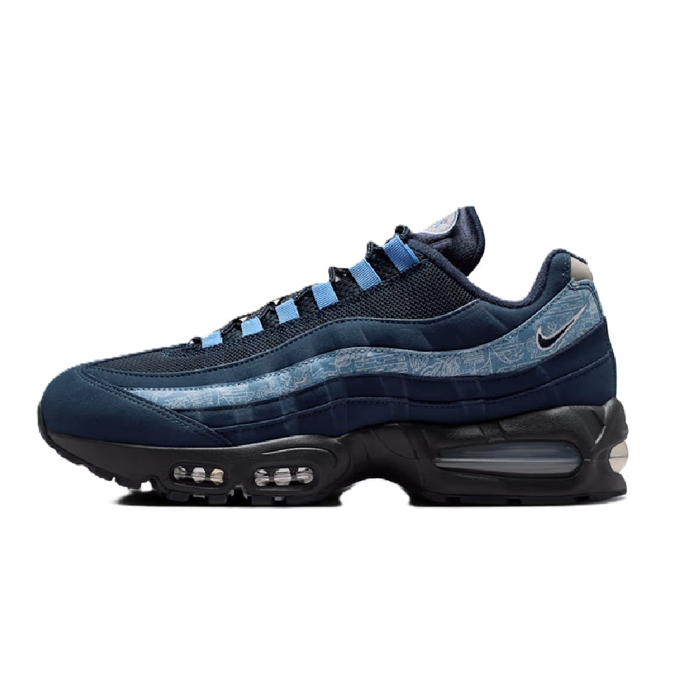 Men's Nike Air Max 95 Big Bubble SE Multi/Obsidian-Work Blue (IU2254 900)