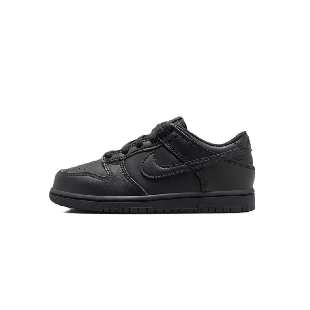 Little Kid's Nike Dunk Low Black/Black-Black (IU7765 009)