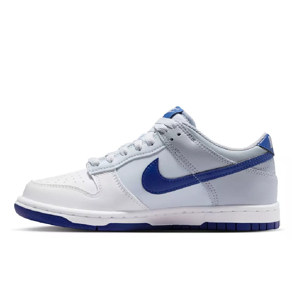 Big Kid's Nike Dunk Low Summit White/Deep Royal (IU7766 133)