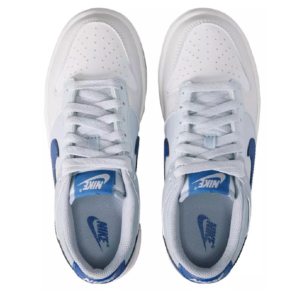 Big Kid's Nike Dunk Low Summit White/Deep Royal (IU7766 133)