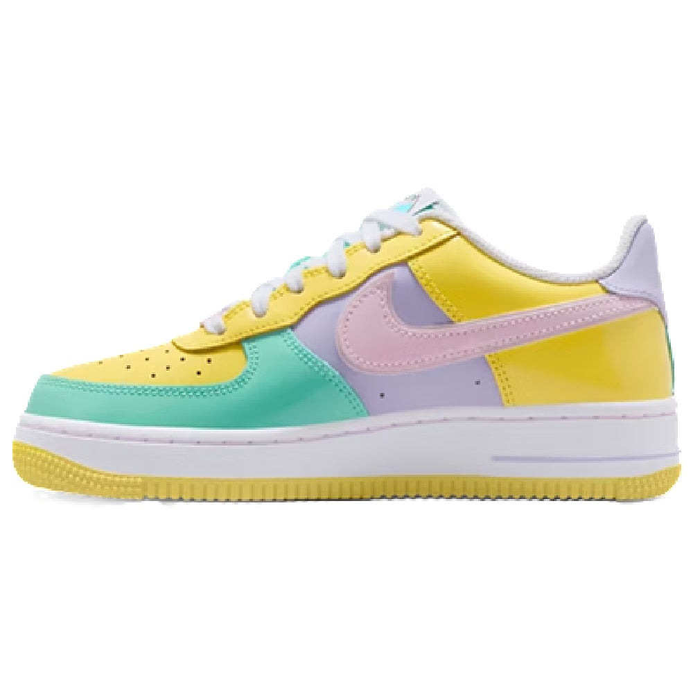 Big Kid's Nike Air Force 1 BG "Easter" Yellow Pulse/Pink Foam (IU7906 701)