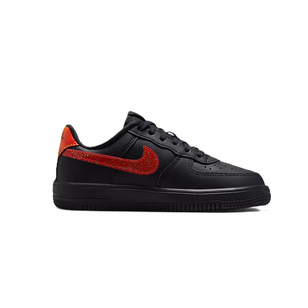 Little Kid's Nike Force 1 Low BB Win Lace Black/Action Grape (IV5949 001)