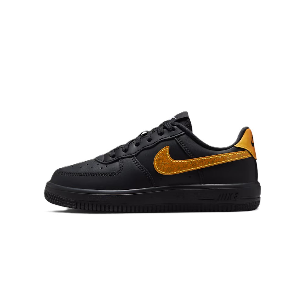 Little Kid's Nike Force 1 Low BB Win Lace Black/Action Grape (IV5949 001)
