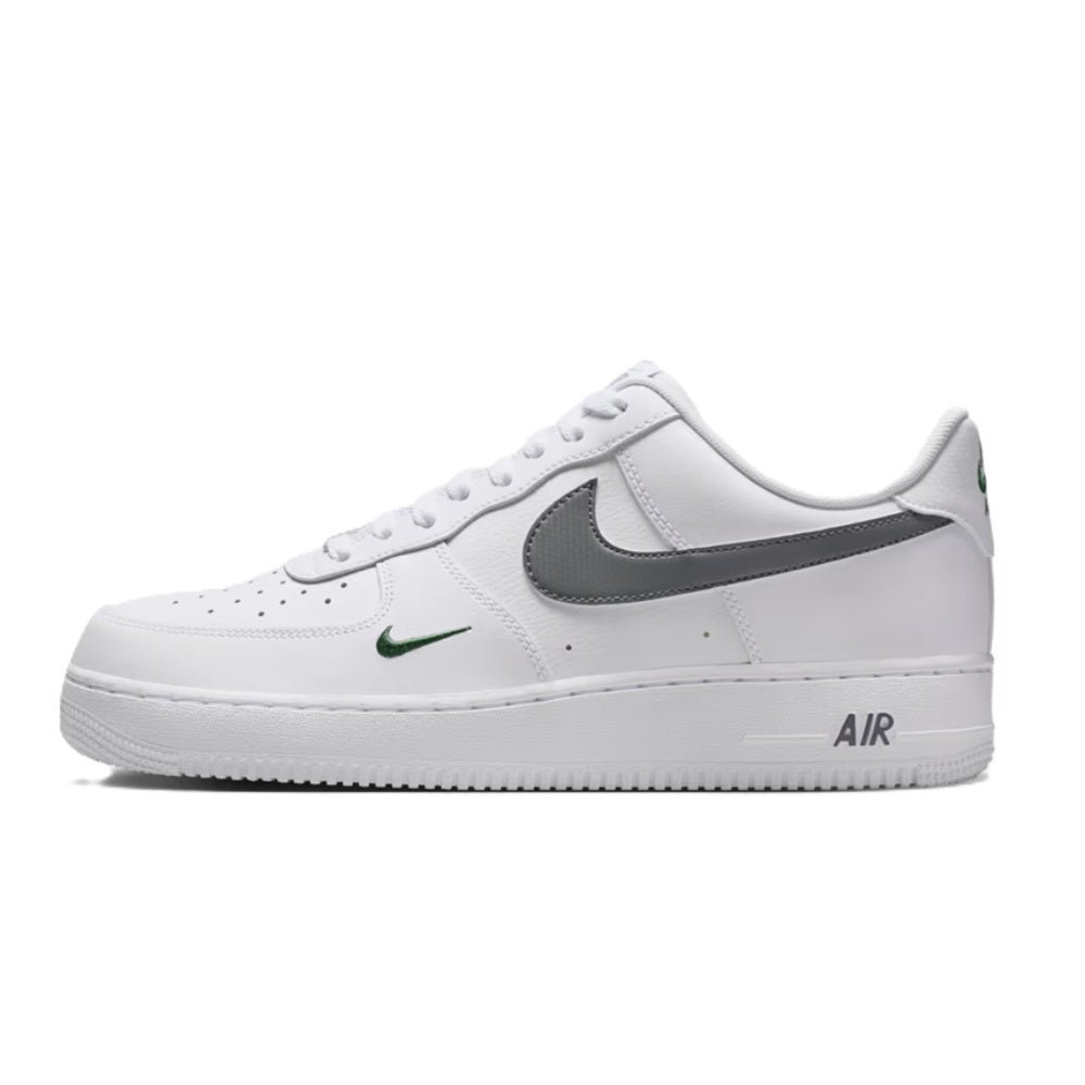 Men's Nike  Air Force 1 07' Tech ESS White/Cool Grey-Fir (IX0349 100)
