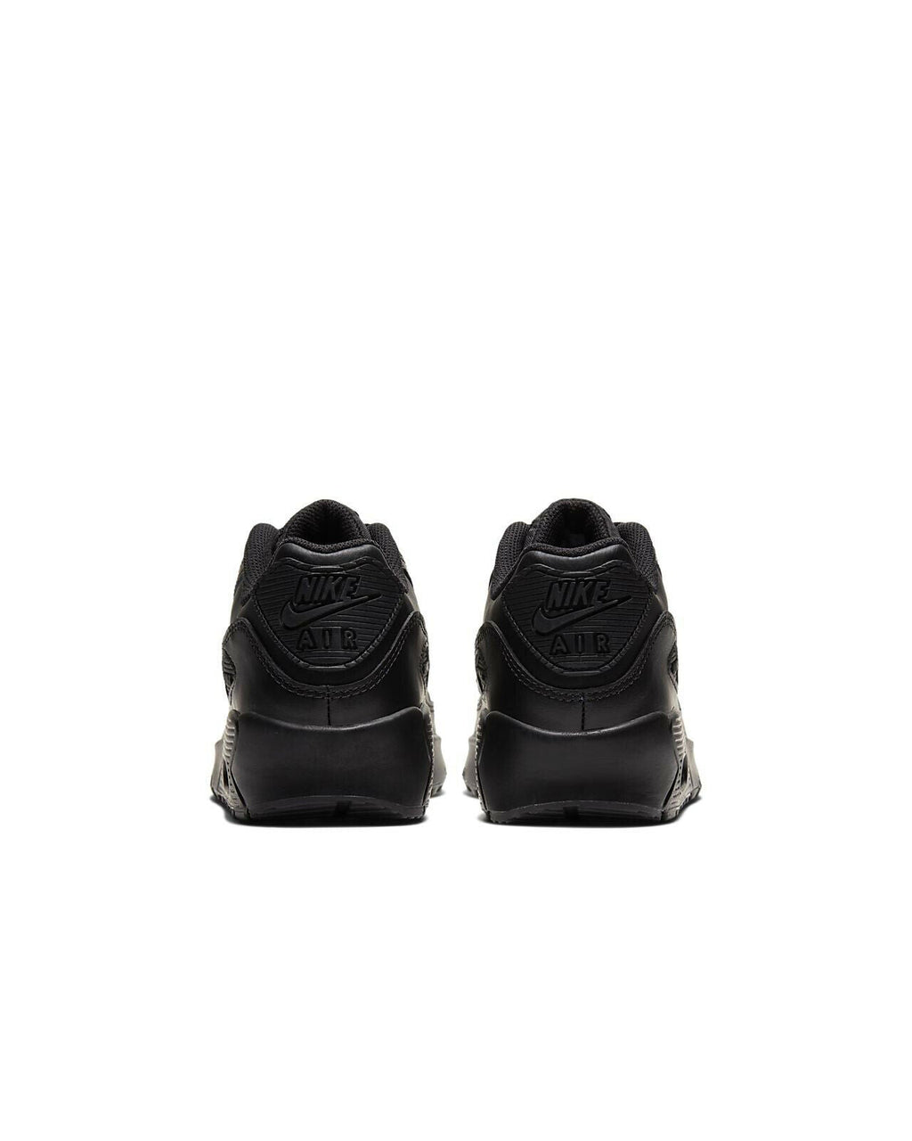 Big Kid's Nike Air Max 90 LTR Black/Black-Black-White (CD6864 001)